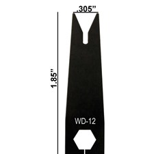 AAE PRO BLADE LAUNCHER, WIDE, .012, ORIGINAL LENGTH