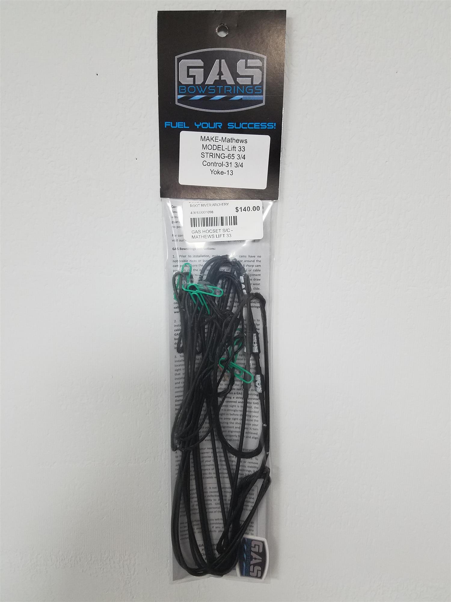 Cavo Stringa Per Arco Compound Mathews Chill Con Nocchetti Veloci - Colore Nero