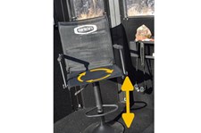 ORION HUNTING  CHAIR, PEDESTAL, W/HEIGHT & SWIVEL ADJUSTABILITY
