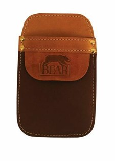 NEET QUIVER, FRED BEAR POCKET, BROWN LEATHER