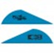 BOHNING BLAZER VANES - 2", SATIN BLUE, DOZEN