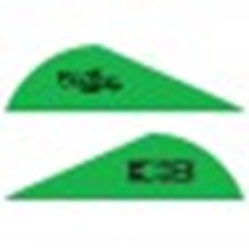 BOHNING BLAZER VANES - 2", GREEN, DOZEN