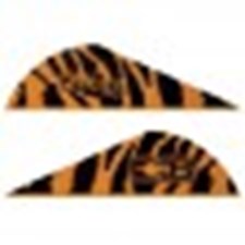 BOHNING BLAZER VANES - 2", ORANGE TIGER, DOZEN