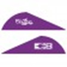 BOHNING BLAZER VANES - 2", PURPLE, DOZEN