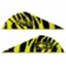 BOHNING BLAZER VANES - 2", YELLOW TIGER, DOZEN