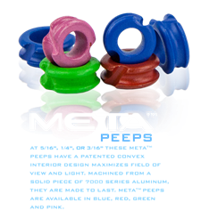 G5 META PRO PEEP, 1/4", GREEN