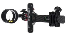 AXCEL LANDSLYDE SLIDER W/CARBON 6" BAR, ACCUSTATII SCOPE, 3PIN, 0.19 BLACK, NON-DAMPENOR - SHOWN AS 1-PIN